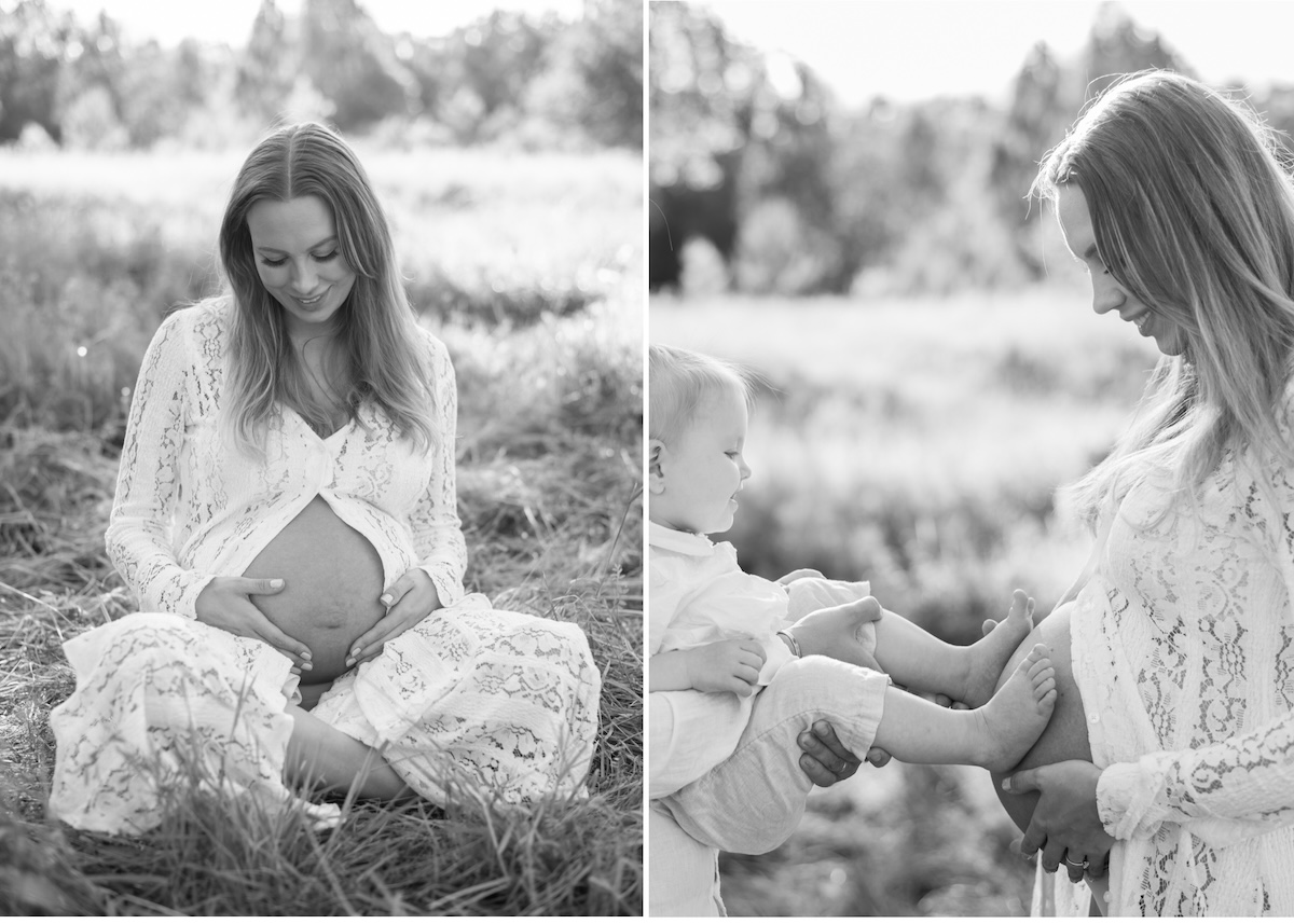 Gravidfotografering i hästhage